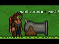 So apparently, Terraria has cannons