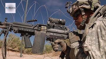 Army Soldiers Reacting to Indirect Fire During Exercises NIE 13.2