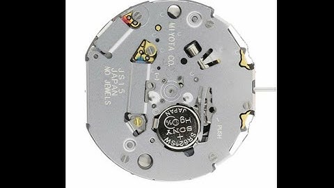 Disassembly of miyota cal.js15 movement #watches #miyota