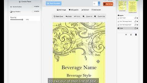 How to Personalize Your Label Video Tutorial