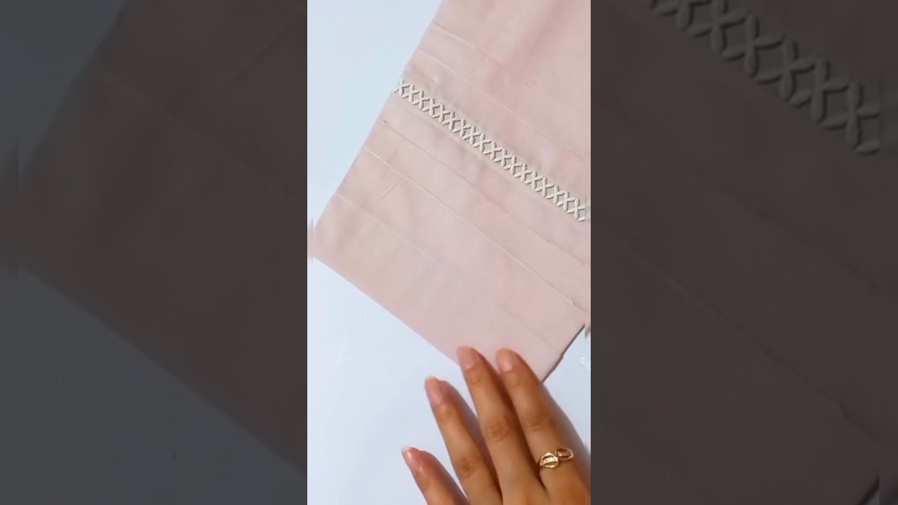 Joint lace trouser design