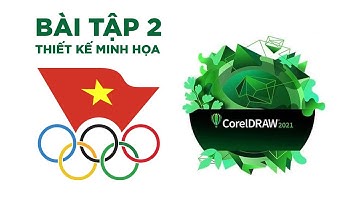 Cách vẽ logo olympic bằng corel