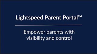 Lightspeed Parent Portal