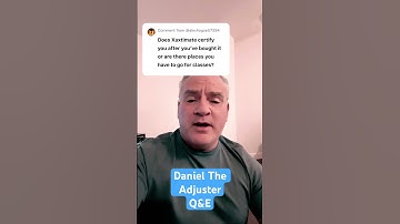 Xactimate certifications. Who gives them out?  Daniel the Adjuster    #question  #insurance  #shorts