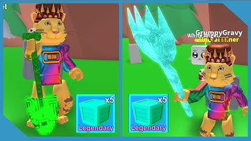 Opening 10 Legendary Crates in Roblox Mining Simulator