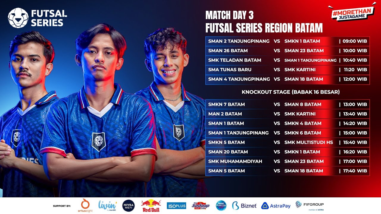 Futsal Series Batam Tahun 2024 | Match 40 | SMKN 5 Batam vs SMK Multystudy HS