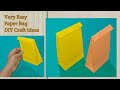 How to Make Paper Bag | Paper Bag Making Ideas At Home #artscraft #diy