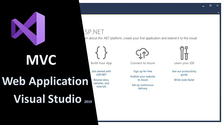 MVC web application-Part 1 Visual Studio 2019 | Step-by-step ASP.NET MVC Tutorial for Beginners