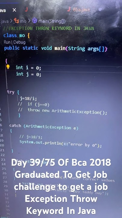 exception throw keyword in java and using #exceptionthrowkeyword # ...