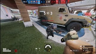 Rainbow Six Siege - Spawn Killing A Blind Enemy Team