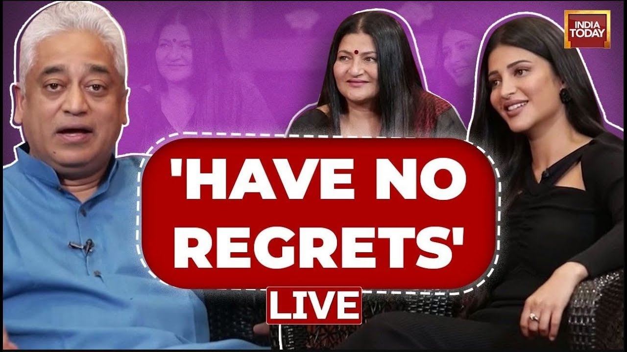 Shruti Haasan Live | Rajdeep Sardesai In Candid Conversation With Shruti Haasan & Mother Sarika Live