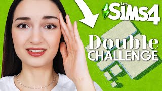 Chaque pièce DOUBLE DE TAILLE ! (et j'ai dead ça 😍) | Challenge Sims 4