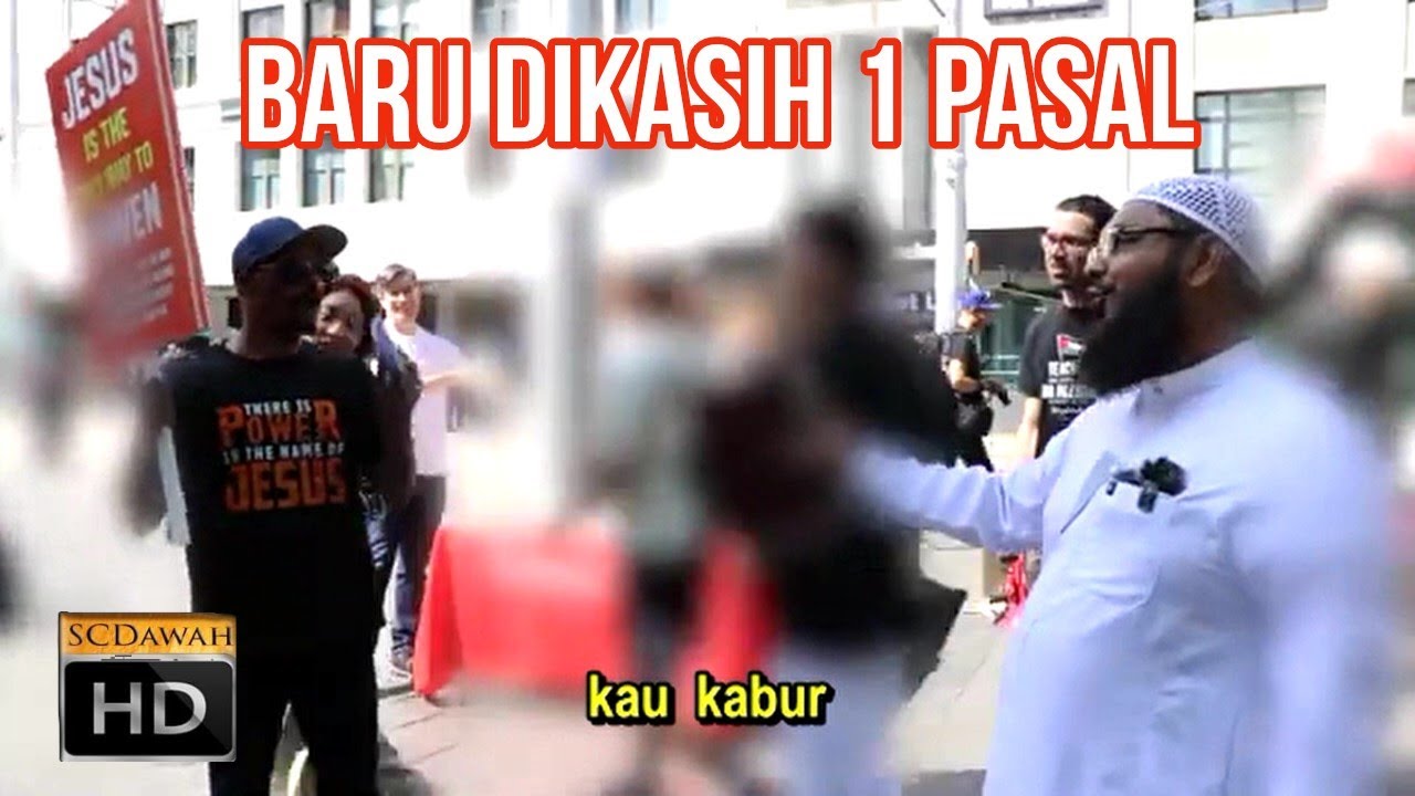 Kabur gak tuh si pendeta. Sheikh Uthman vs Misionaris di jalan