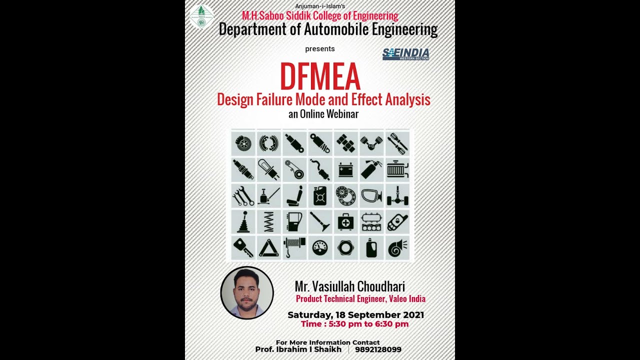 Online Webinar on DFMEA: Design Failure Mode and Effect Analysis - YouTube