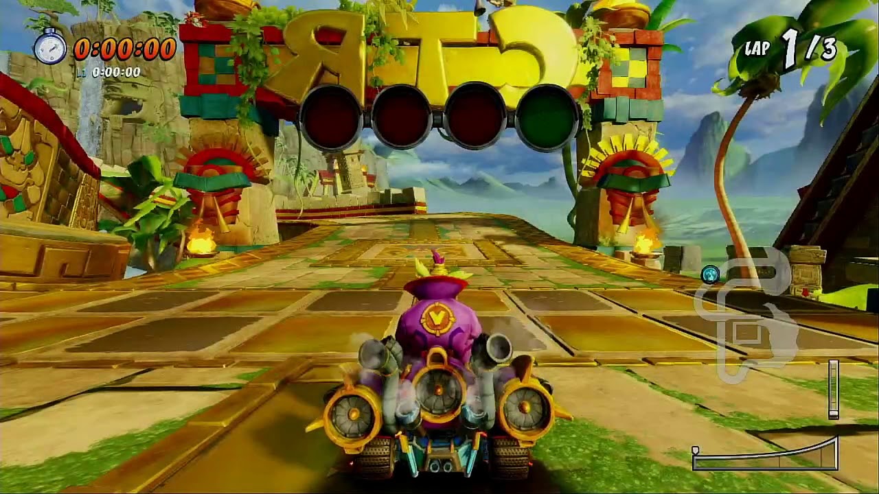 CTR NF: Velo on Mirror Mode with Balanced - Papu's Pyramid