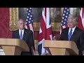 Mattis, British Counterpart Conduct News Conference in London