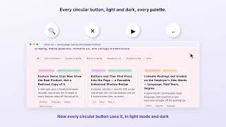 Buttons and Tiles That Press Into the Page | vitalii.no