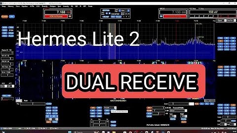 HERMES LITE 2 - THETIS - DUAL RECEIVE