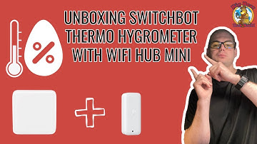 Unboxing SwitchBot Thermo Hygrometer with Wifi Hub Mini