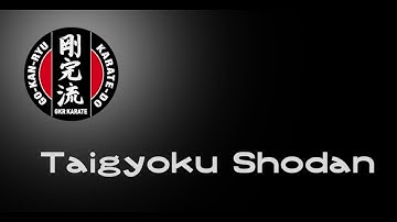 GKR Karate 1st Kata - Taigyoku Shodan