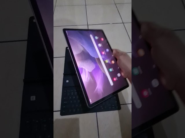 Samsung Tab S7 FE with keyboard cover