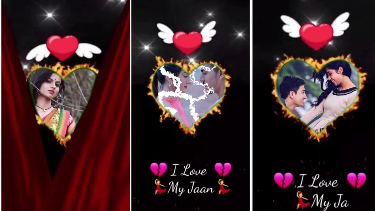 Valentine Day special status video how to make fire heart Valentine