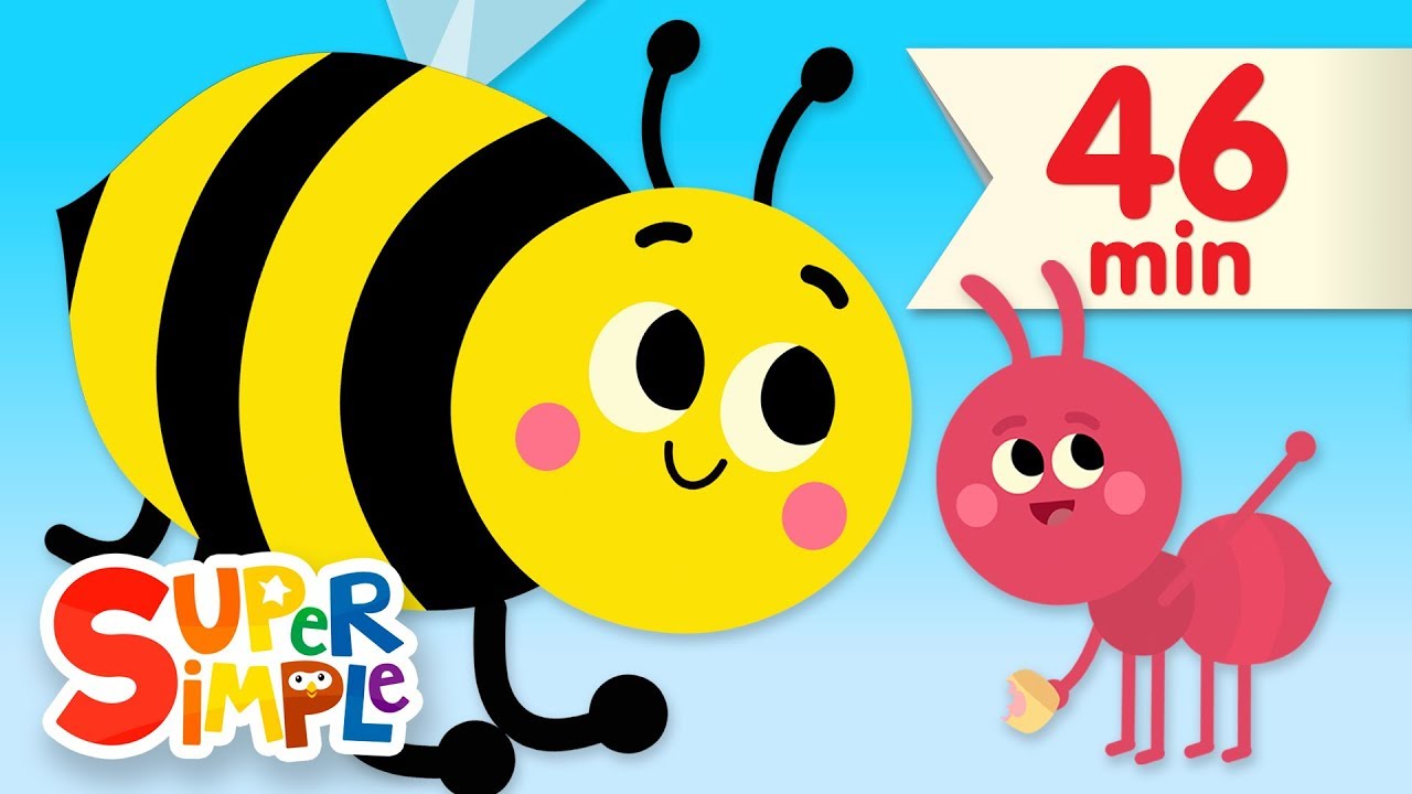 ⁣The Bees Go Buzzing | + More Kids Songs & Nursery Rhymes