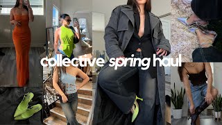 Collective Spring Haul: NA-KD, UO Renewal, Uniqlo, Revolve + thrift find