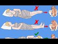 وضعيات نوم خاطئة للحامل تضر بالجنين ! ما هي وضعية النوم الصحيحة للحامل ؟