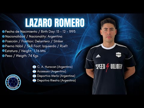 Lazaro Romero #9 // Delantero - Striker // Deportivo Riestra 2023