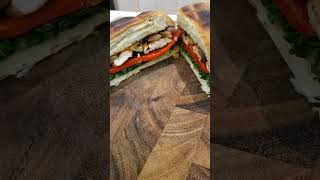 ❤15 Min Warm Chicken Sandwich from Scratch shorts easyrecipe quickrecipe gourmetfood fyp lunch