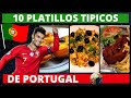 10 platillos tipicos de Portugal | Comida Portuguesa | Que Comer en Portugal