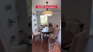 ADHD Simulator #shorts #adhd Wealth