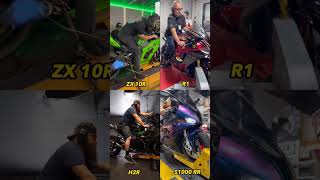 Which 1000Cc Motorbike Sound Do You Like? Zx10R R1 H2R S1000Rr