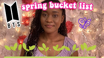 BTS Inspired Spring Bucket List Ideas 2024🌸