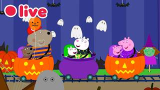 ๐ด LIVE: Peppa Pig at HALLOWEEN! ๐ป Peppa & Baby Evieโs Spookiest Adventures ๐ 4K