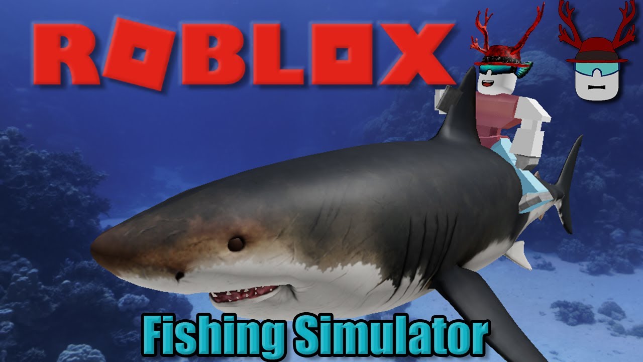 Shark Attack Roblox Fishing Simulator Youtube - roblox fishing simulator shark egg