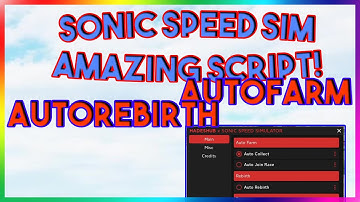 [NEW] Sonic Speed Simulator Script Hack GUI | Autofarm |