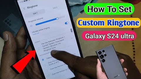 How To Set ANY Song as Ringtone On Samsung Galaxy S24 / S24 Ultra |