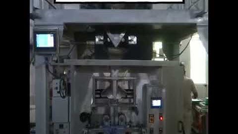 Automatic pouch packing machine multi head weigher and bucket elevator