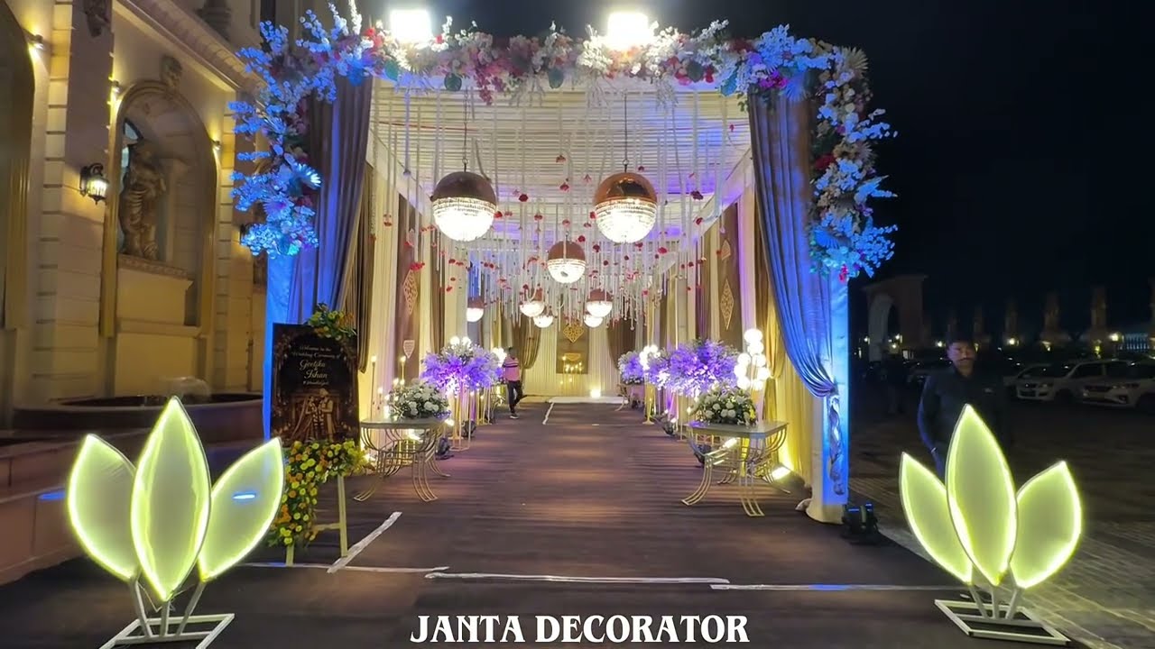 Blue world- Kanpur wedding decor 