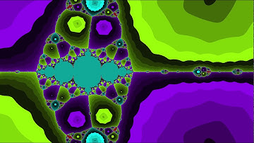 Evolution of a non-convergent region in the generalised Newton fractal.