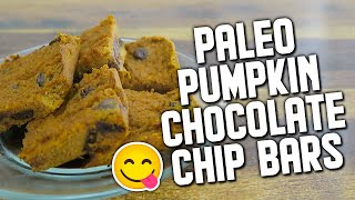 How To Make A Paleo Pumpkin Chocolate Chip Bars Recipe Liveleantv