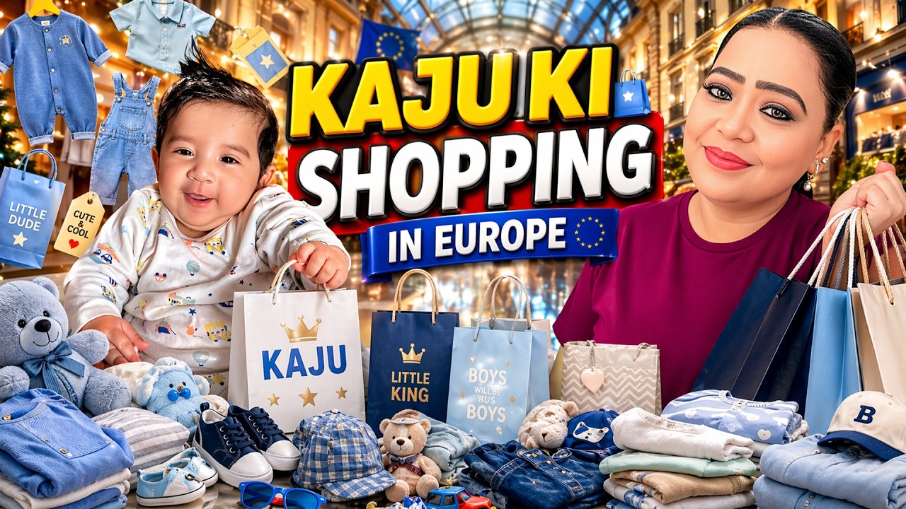 Kaju Ki Shopping In Europe🛍️