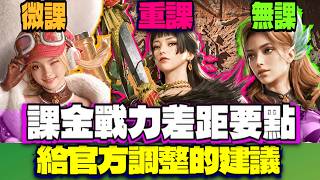 怕了要做《課金獵人》?! 談談《MH旅人》課金戰力差距的要點 + 給官方調整的建議  #MHO課金整理