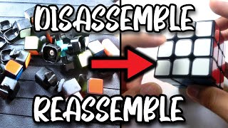 How to Take Apart, Clean and Reassemble ANY Rubik's Cube | Assemble any 3x3 Cube | The Rock Cuber