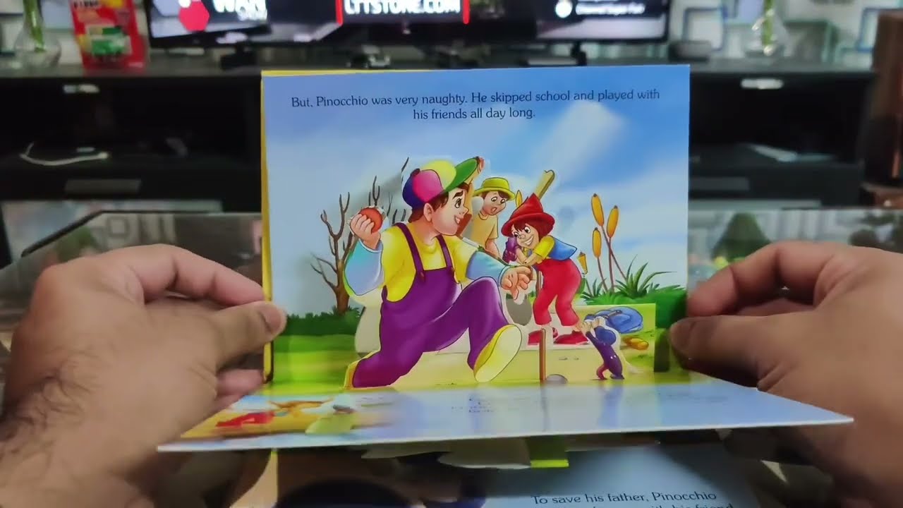 Pinocchio Pop-Up Book