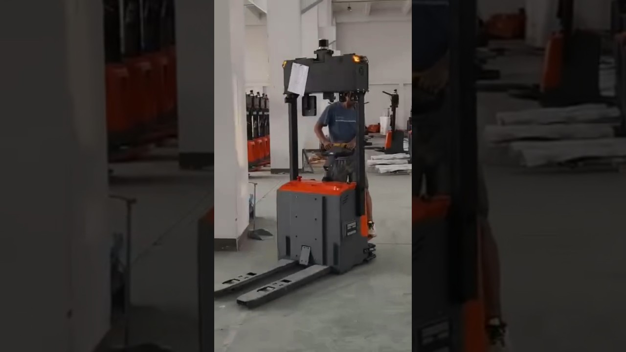 Autonomous forklift test.How does manual mode work.