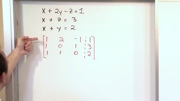 Lesson 14 - Solve Systems Of Equations With Row Reduction, Part 4 (Linear Algebra)