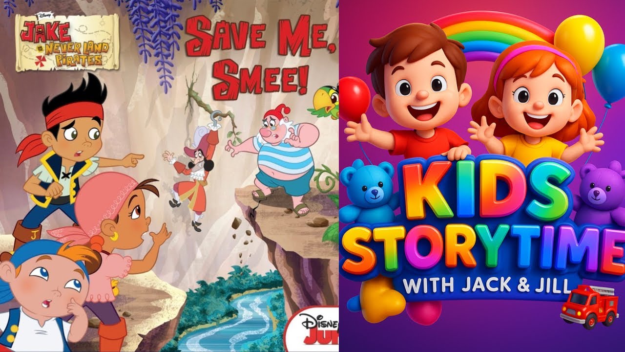 🏴‍☠️⚓️ Книги для чтения вслух детям: Disney Джейк и пираты Нетландии: Спаси меня, Сми!